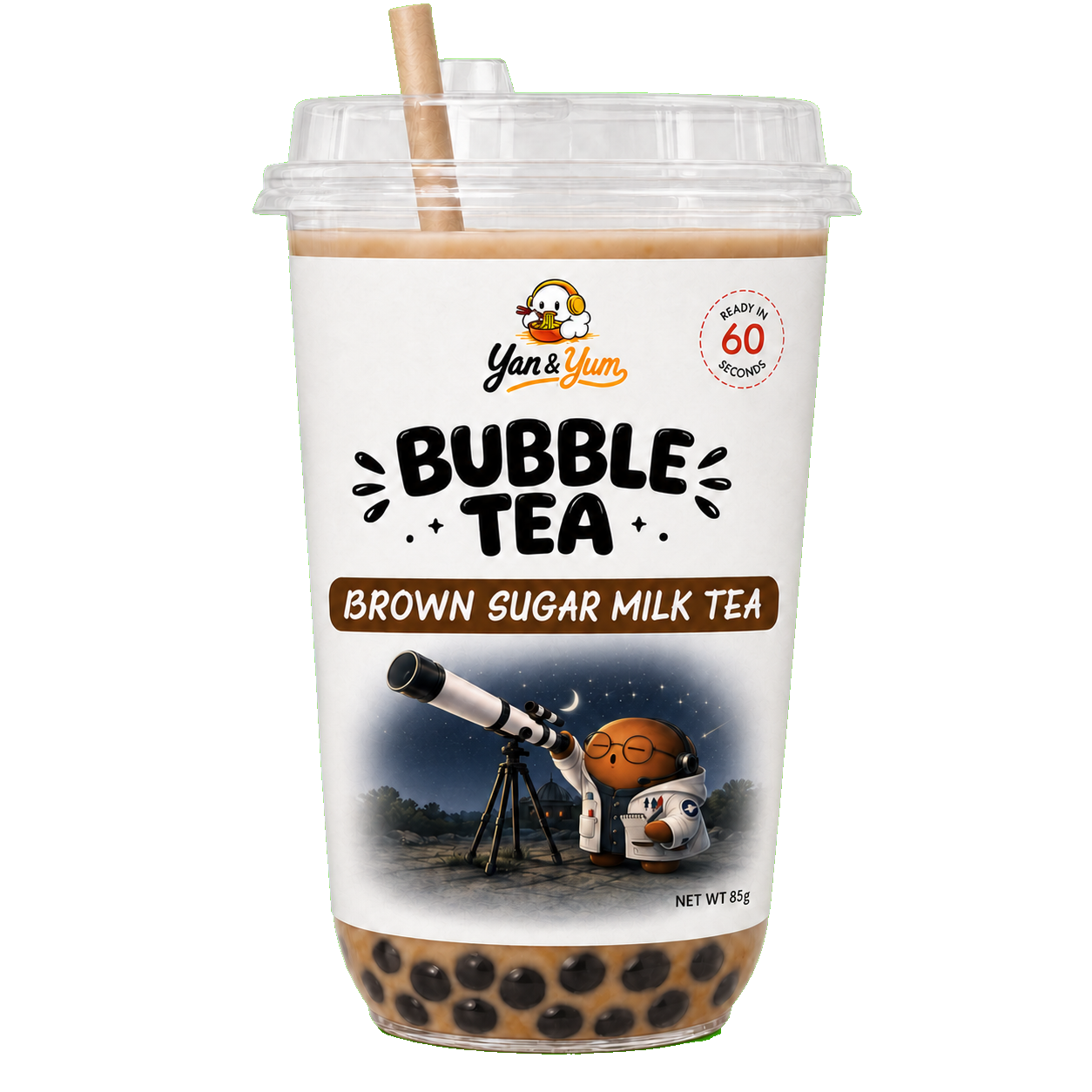 Brown Sugar bubble tea cup